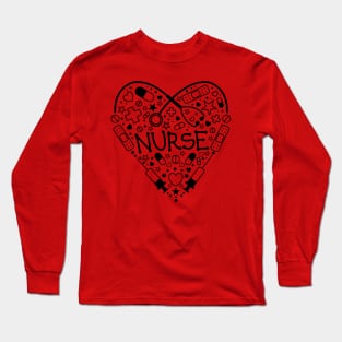 Nurse Heart 1 Long Sleeve T-Shirt